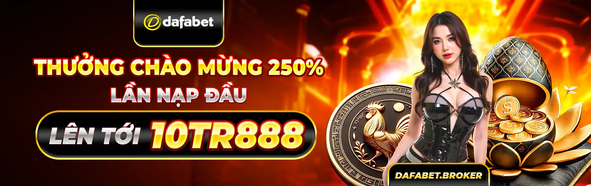 Thưởng chào mừng 250% tại Dafabet